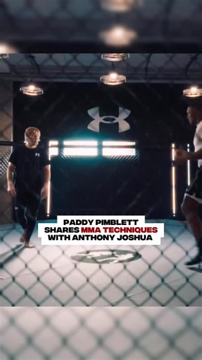 Paddy Pimblett shares Mixed Martial Arts techniques with boxing legend Anthony Joshua. 🎥 : @underarmour | FIGHT - The Home For Combat Sports
