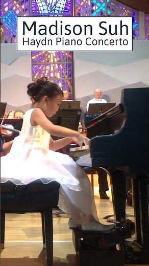 Young Pianist Performs Haydn Piano Concerto 🎹 #piano #music #haydn #classicalmusic #pianomusic