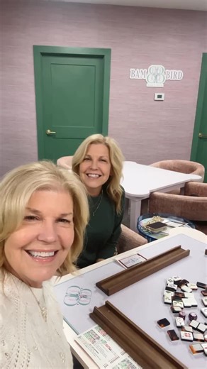 Linda + Lisa | In town from Utah we were excited to find a Mahjong open play night at Bam Bird Boutique in Dallas. A beautiful space filled with laughter,... | Instagram