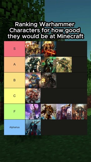 Tier list of all tier lists #warhammer40k #warhammerlore