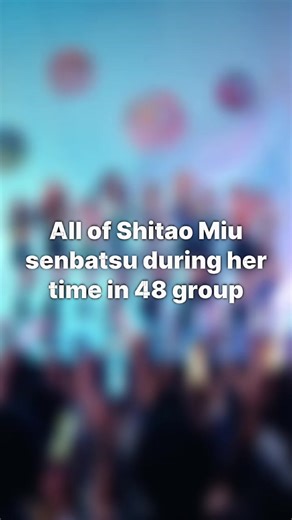 Exploring Shitao Miu's Journey in AKB48