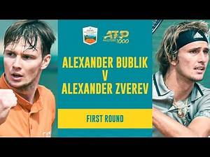 Alexander Bublik vs Alexander Zverev Highlights | Rolex Monte-Carlo Masters 2023
