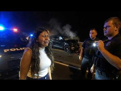 31 year old Indian woman arrested for DUI blowing 2x over legal limit and crashing vehicle