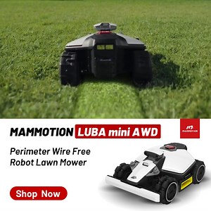 2.5K views | Enjoy Your Weekends with a Perimeter Wire-Free Robotic Mower, Reclaim Your Leisure Time. MAMMOTION LUBA mini AWD Series, Your Best Choice. 烙 UltraSense™ AI Vision ⚡️ 18-min Setup - No Perimeter Wire Needed  Covering up to 0.44 Acre ⛰ Climb up to 80%(38°) Slope  Alexa & Google Enabled with Voice Control ✨ Anti-theft System with GPS Tracking  Lawn Printing Technology ✂️ Superior Mowing Performance (0.8" - 4.0" Cutting Height) | Mammotion | Facebook
