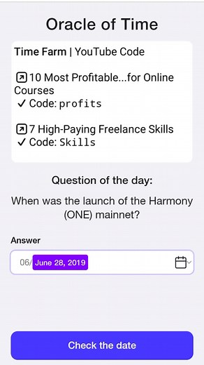 Time Farm Question Of The Day Answer