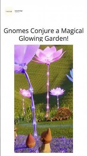 Gnomes Conjure a Magical Glowing Garden!