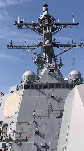 Proudly they serve on the USS Mason DDG 87 ! #mayport #usn #usnavy #morningvibes #sunrise #beautiful #skies #sailing #beachlife #sealife #ducks #floridalife #travel #warship #shiplife #boats #morning #instagood #deployed #deployment #overseas #nature #swimming #swim #travelgram #dolphin #sailing #seaturtle #sharks | Naval Station Mayport