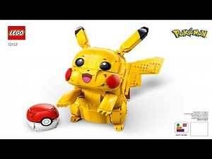 LEGO Instructions - Pokémon - 72152 - Pikachu and Poké Ball - Sculptures