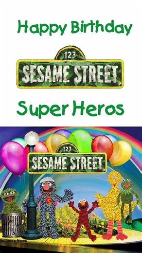 Sesame Street's Birthday Celebration! Premiered on PBS on November 10, 1969. Happy Birthday #SesameStreet and the Super Healthy Heroes. #PBS #Netflix #HealthyHero #Health https://dietitians-online.blogspot.com/2014/11/happy-birthday-sesame-street-super.html