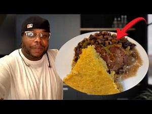 How To Cook Smoked Turkey Tails With Black Eyed Peas & Black Beans