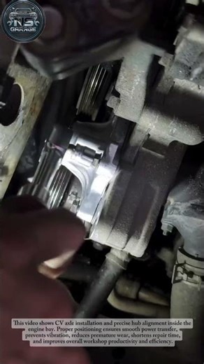 CV Axle Installation & Hub Alignment | Drivetrain Repair #mechanic #shorts