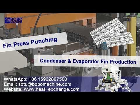 Fin Press Punching Machine | Condenser & Evaporator Fin Production for Heat Exchangers