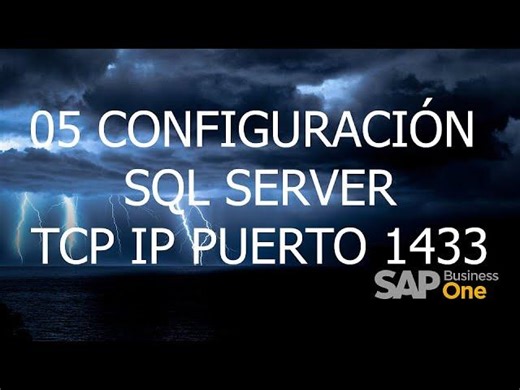05 Configuracion SQL Server TCP IP Pueto 1433 | Sergio Santiago Arias Ortiz