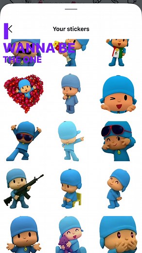 Pocoyo Stickers Collection for Fun