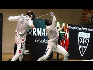 Cool & crazy hits from the Bonn world cup (foil fencing highlights)