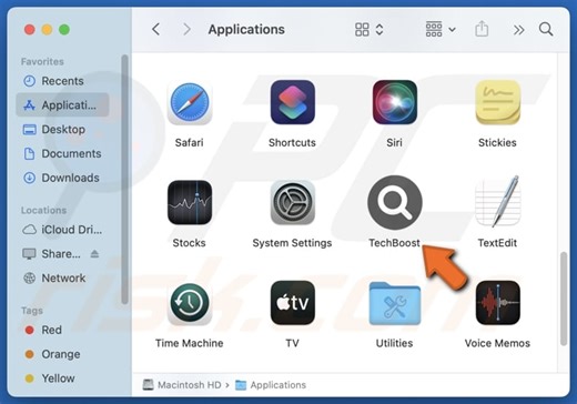 TechBoost Adware (Mac)