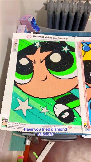 Sparkling Powerpuff Girls Diamond Painting Craft Kit