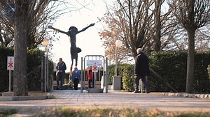 9.7K views · 652 reactions | Today in Medjugorje at the Risen Christ Statue. | Mary TV | Facebook