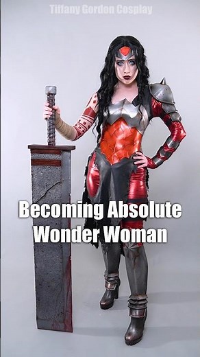 Becoming Absolute Wonder Woman from DC Comics | Cosplay Transformation #cosplay #comics #wonderwoman