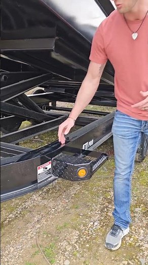 8" rolled I-beam frame on PJ dump trailers