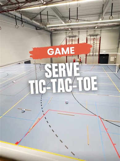 Serve with purpose 🎯 Fun focus = better precision 💪 This volleyball serve drill turns a simple technical repetition into a volleyball serve game where players learn to aim with intention and stay calm under pressure. With tic-tac-toe we combine accuracy, competition and game-like decision-making — every serve counts. Aim first, then score 🏐🔥 Who gets three in a row first? 😎 #volleyballtraining #servetraining #volleyballskills #volleyballfun #volleyballservegame