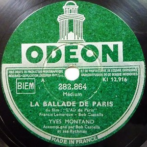 Yves Montand - La Ballade De Paris / Du Soleil Plein La Tête