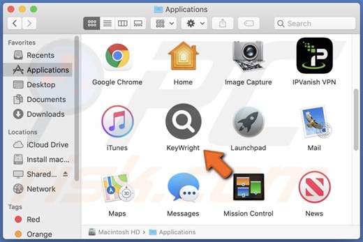 KeyWright Adware (Mac)