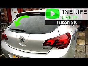 Vauxhall Opel Astra MK6 - Rear Wiper Blade Replacement