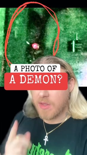 Is This A REAL PHOTO Of A DEMON!?😱👀 #paranormal #haunted #demon #demonic #dark #disturbing #ghosthunting | The Paranormal Files