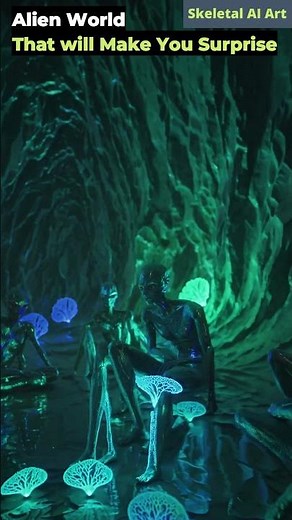 Alien World Animations | Skeletal AI Art | 06