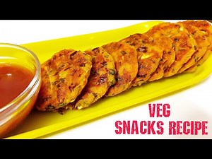 Veg Snacks Recipe | Easy and Healthy Veg Snacks | Evening Snacks | Homemade Snacks Recipe