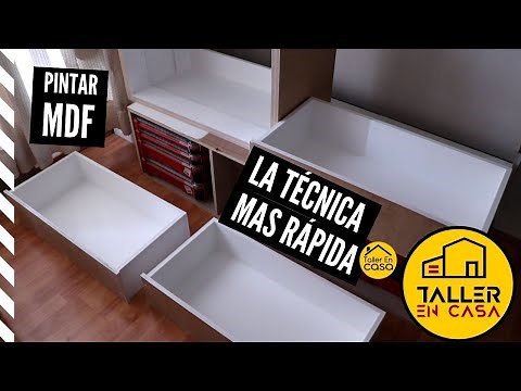 Painting MDF at home quickly and easily