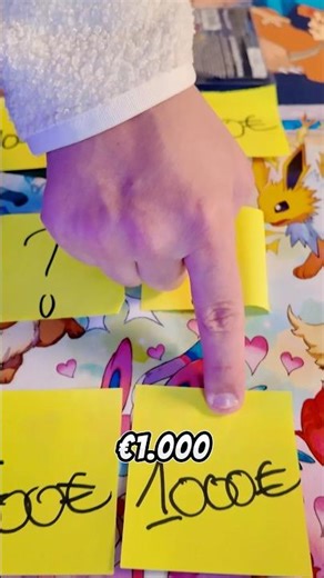 0€ vs 1.000€ Cartes Pokémon #defi #jeu #pokemon #vs