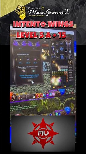 Wings Nivel 5 Summoner Upgrade a +15 ⚡ MU Online 2025 | Build & Gameplay 🔥