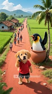 96K views · 868 reactions | The poor puppy rescue penguin from Jar #puppy #rescue #penguin #jar #animals | Puppy Life Lessons | Facebook