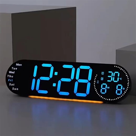 17" Digital RGB Wall Clock Price in Bangladesh