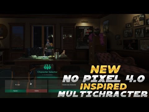 NO PIXEL 4.0 MULTICHARACTER *FREE* | FiveM Roleplay Scripts | FiveM Tutorial 2024 | MJ DEVELOPMENT