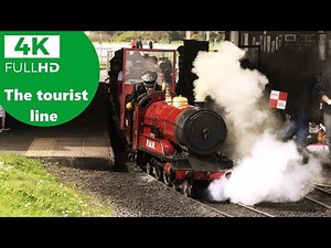 Rhyl Miniature Railway - One Full Loop On Joan - Seaside & Lakeside 15" Rail Journey (4k 60fps)