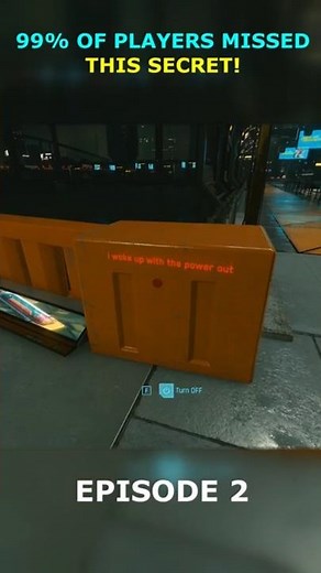 Cyberpunk 2077 - This Secret Button Controls Night City! (Episode 2) 🔥 #shorts #cyberpunk2077