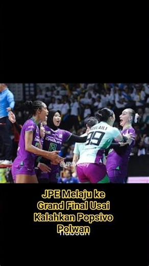 JPE Advances to the Grand Final After Winning Over Popsivo #shorts #sports #volleyball #volley #v...