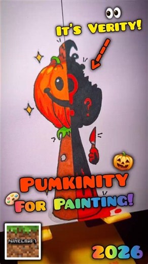 🎃 Drawing Sprunki OC Pumpkinity Halloween Verity Phase 2 #sprunki #incredibox