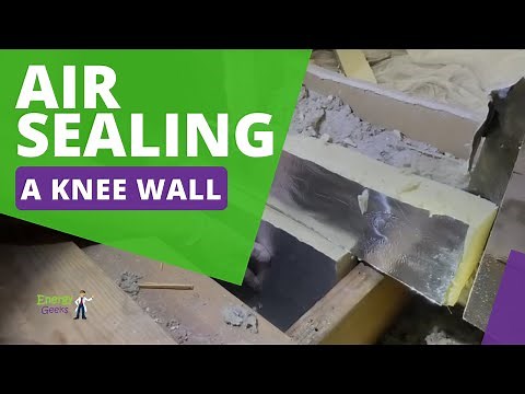 Insulating & Air Sealing A Knee Wall Cavity in a New Bedford, MA Home