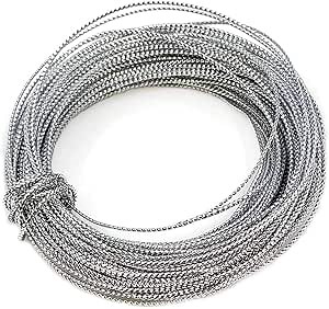 Bowdabra Bow Wire, 50 Ft, Silver