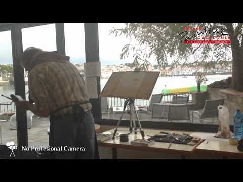David Taylor Watercolor Demonstration in Cadaques