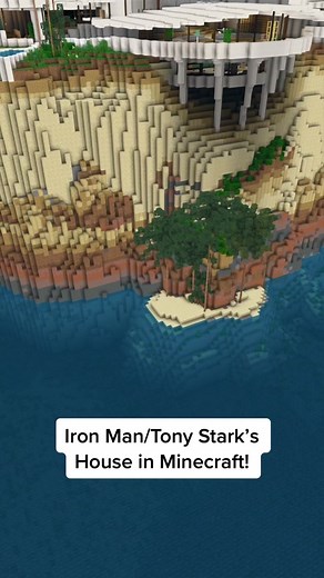 Build Iron Man's Mansion in Minecraft! Download in Discord Now!
