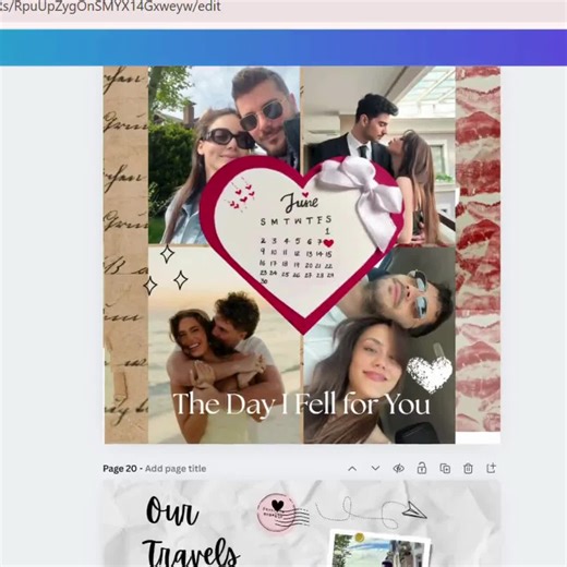 35 Anniversary Book Template, Canva Editable Memory Book Template, Printable Anniversary Book, Love Story Album, Anniversary Photo Album - Etsy UK