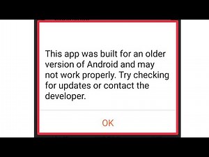 How To Fix This App Build Older Version | Android Not Work Property & Checking Updates Problem Solve