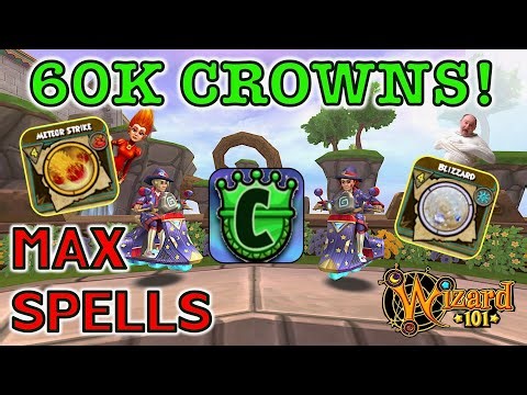 Wizard101 - We Spent 60,000 Crowns To MAX These Spells!