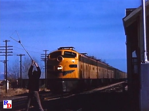 Hooping train orders at Orchard, Idaho to "The Portland Rose" and a freight train. From the Pentrex show "Big Boys Cab Forwards Challengers & Daylights" https://rfd.video/Griffiths | Railfan Depot