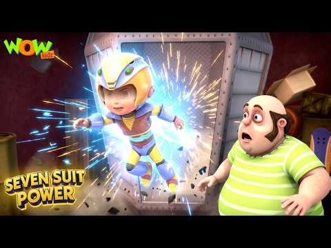 Vir The Robot Boy : Robo Vir Ke SEVEN SUIT Ko Mili New Shaktiya | Seven Suit Powers | Wow Kidz
